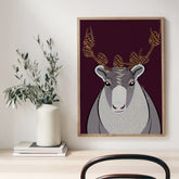 Rentier «Torge» Poster/Plakat